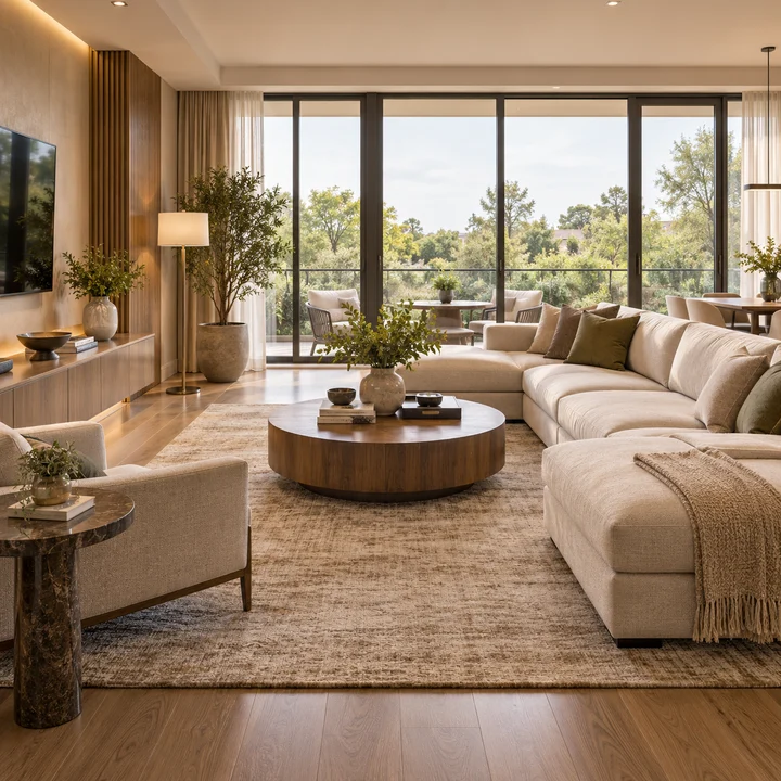 Prestige Bannerghatta Road apartment interior, artist's impression Prestige Bannerghatta Road apartment interior, artist's impression